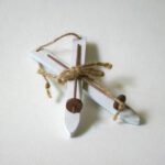 Mini ski decoratie hout - Afbeelding 4