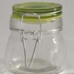 Voorraadpot glas groen