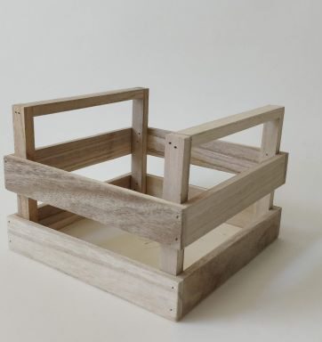 Kistje hout 21 x 21 cm