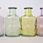 Fles gekleurd 12 cm - Afbeelding 3