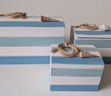 Kist strand groot en klein