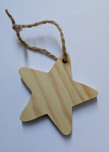 Ster hanger naturel