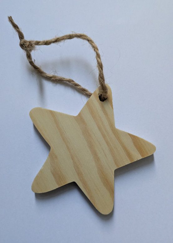 Ster hanger naturel